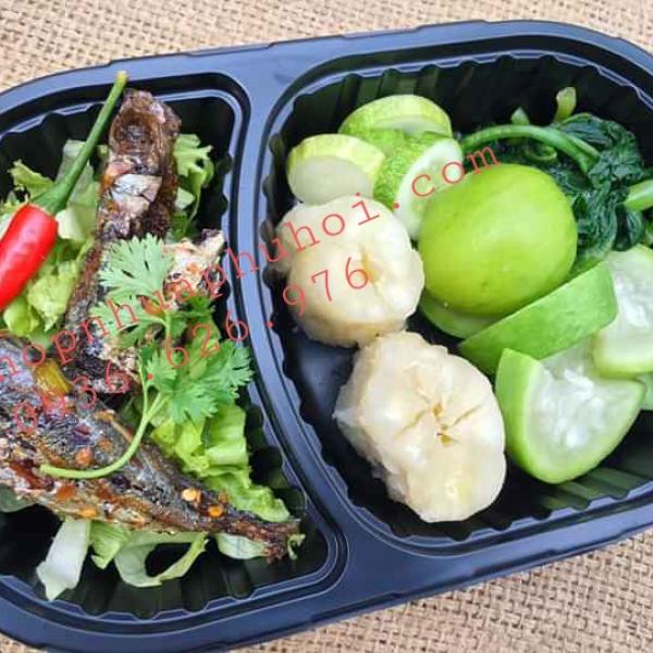 HỘP ĐỰNG 2 NGĂN CAO ĐỰNG CƠM